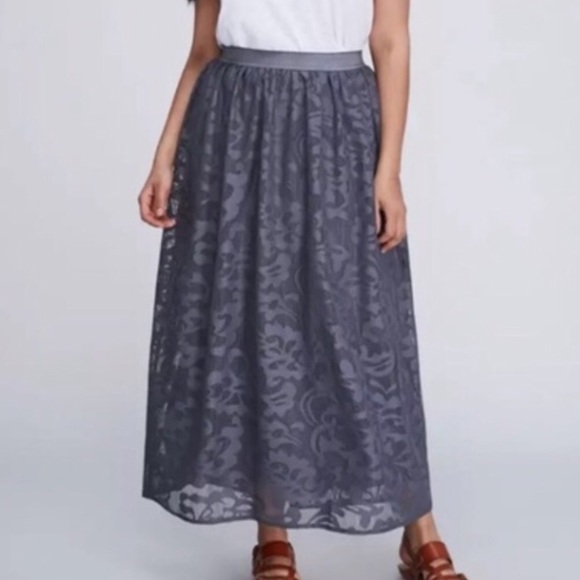 Lane Bryant Dresses & Skirts - Lane Bryant Lace Maxi Skirt sz 22/24